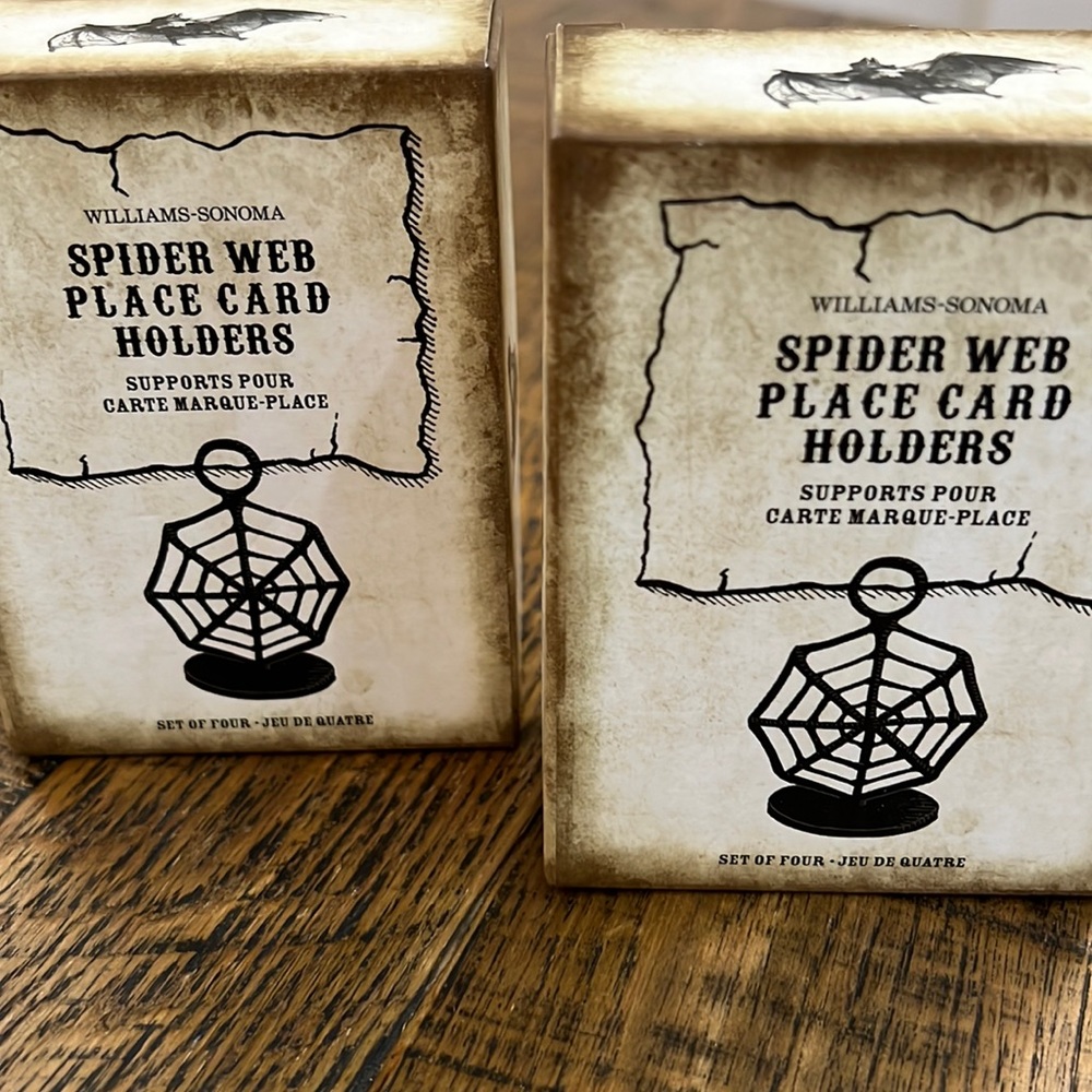 8 Williams Sonoma Halloween Place Card Holders